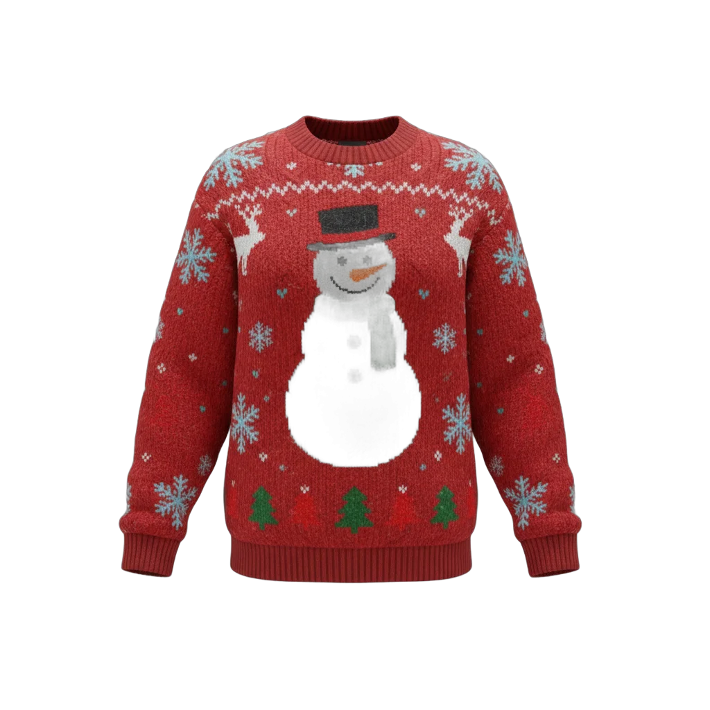Festive Snowman Christmas Sweater