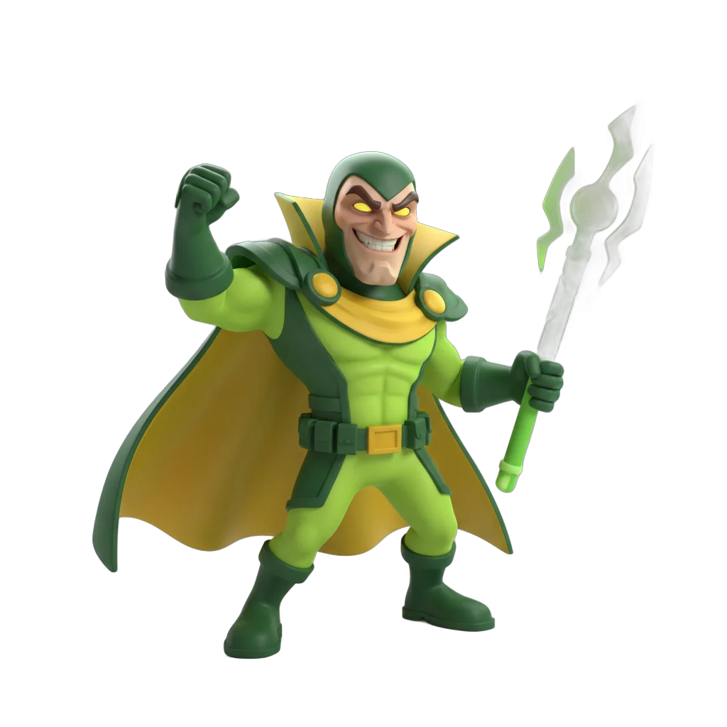 Cartoon Supervillain Character