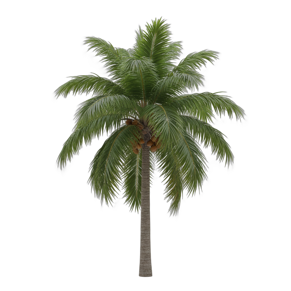 Tropical Coconut Palm Tree