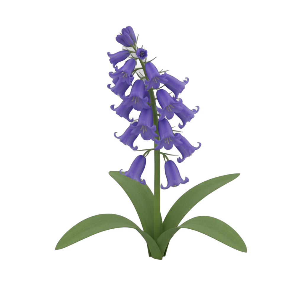 Bluebell Flower Cluster