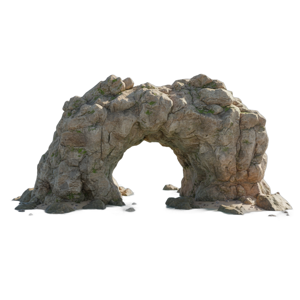 Tropical Sea Cave Rock Archway