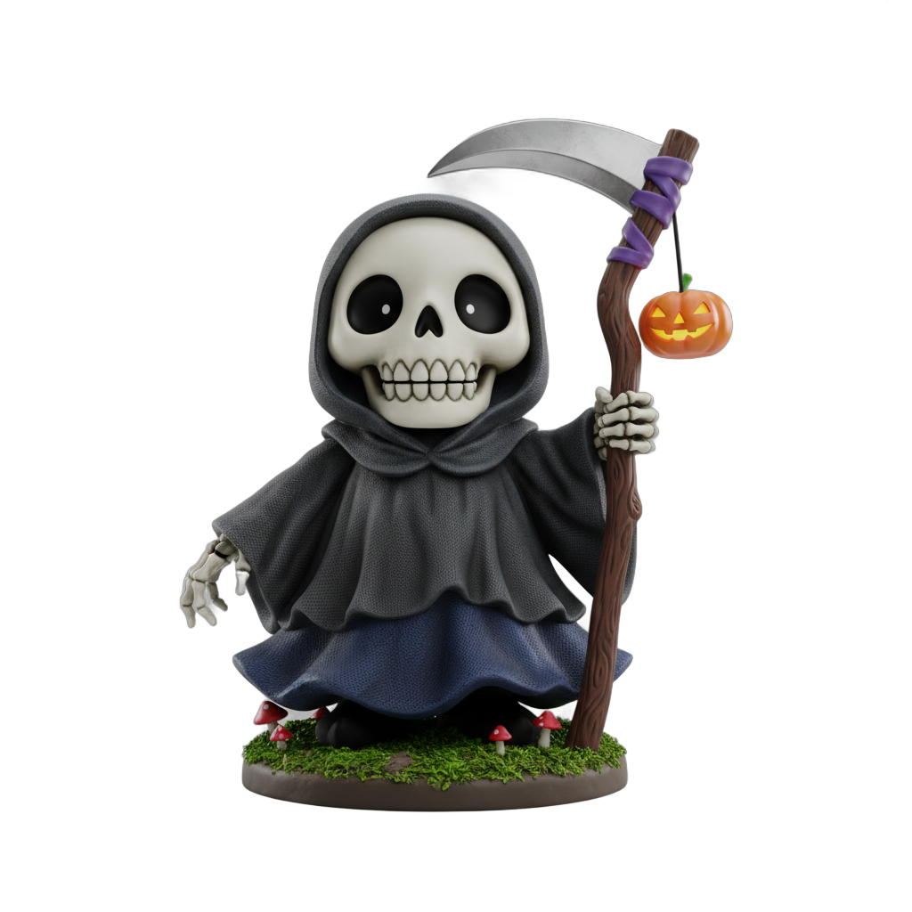 Cute Grim Reaper Figurine