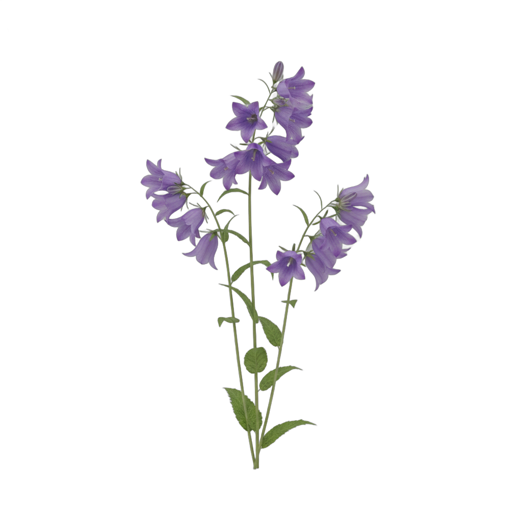 Purple Bellflower Trio