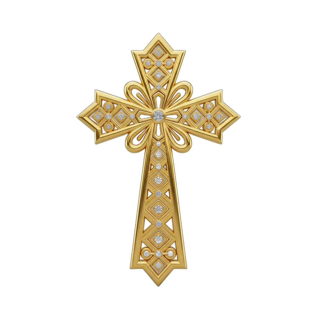 Ornate Golden Cross