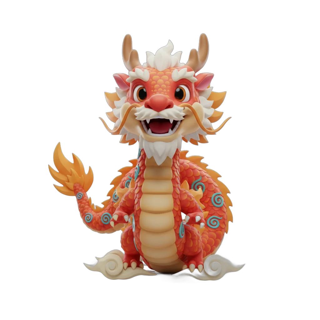 Cartoon Chinese Dragon