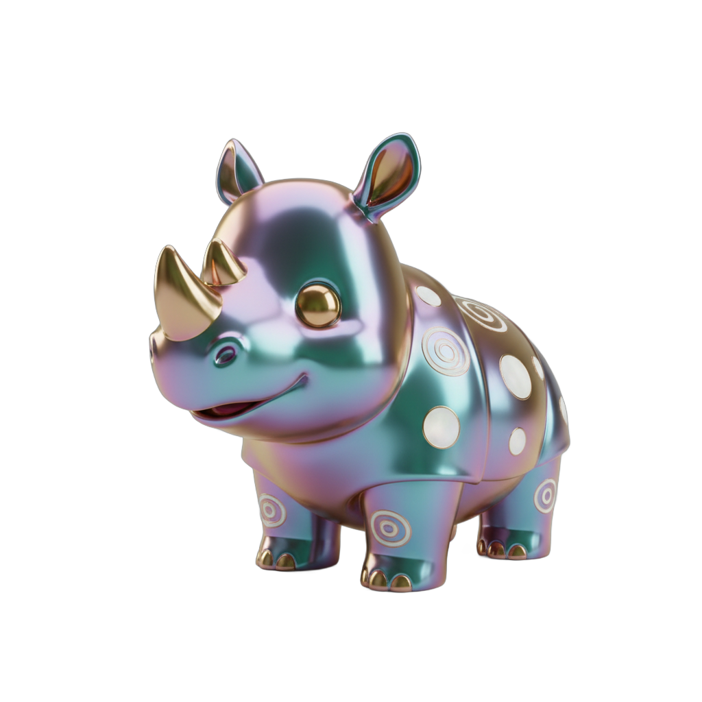 Cartoon Baby Rhino
