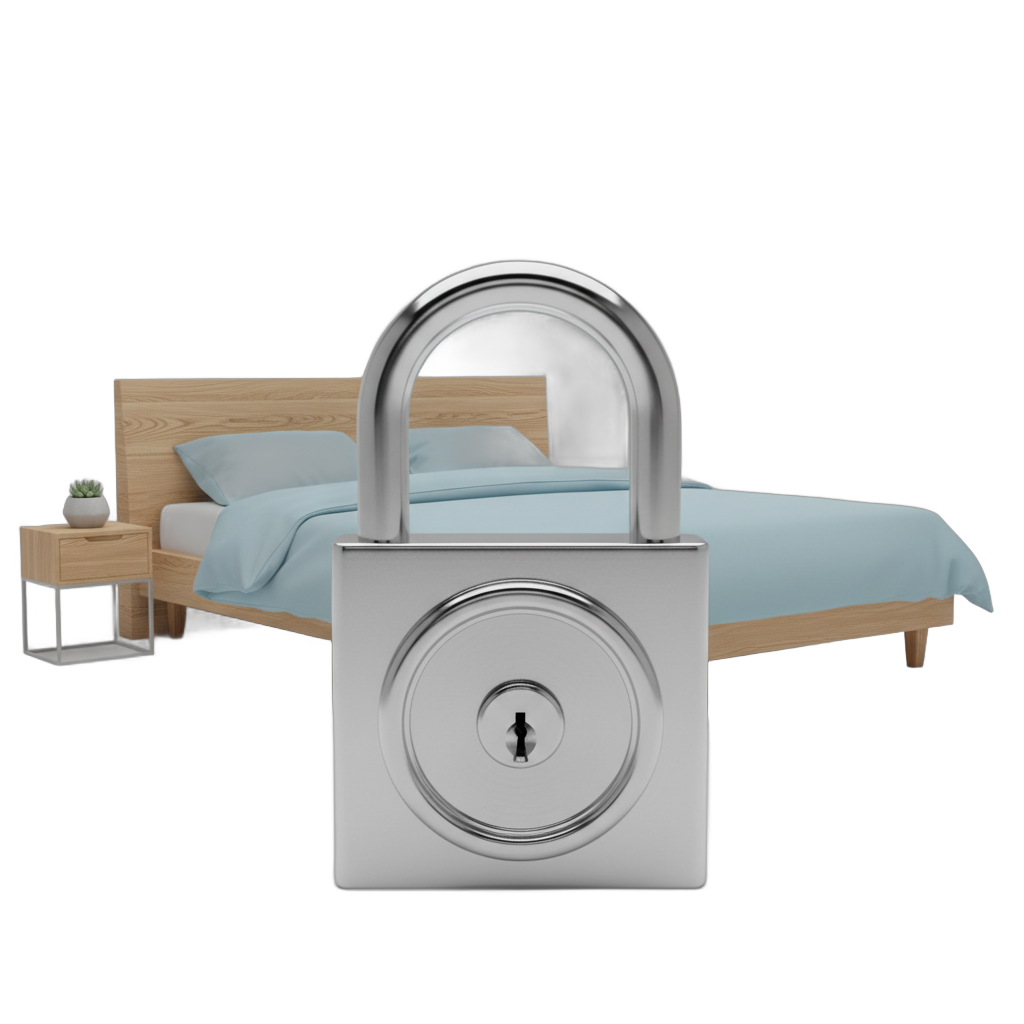 Security Padlock and Modern Bedroom Bundle
