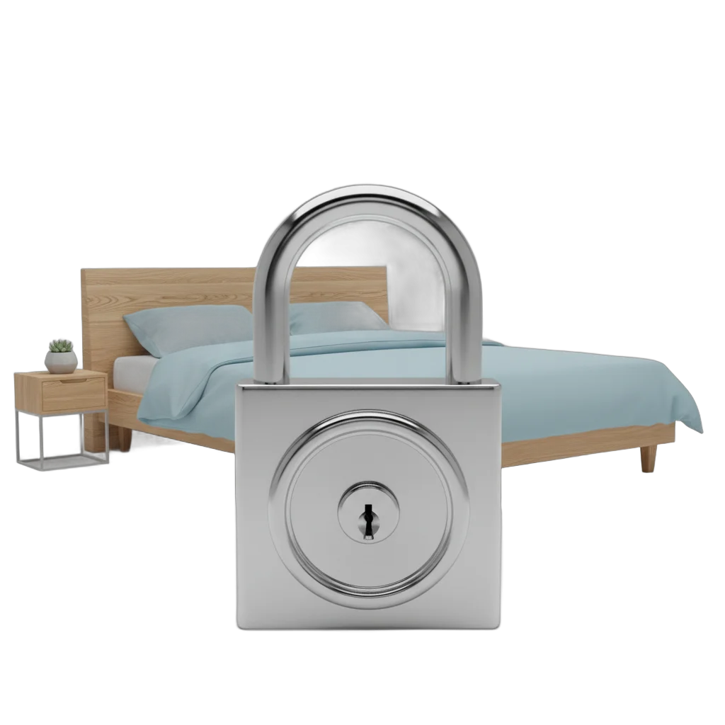 Security Padlock and Modern Bedroom Bundle