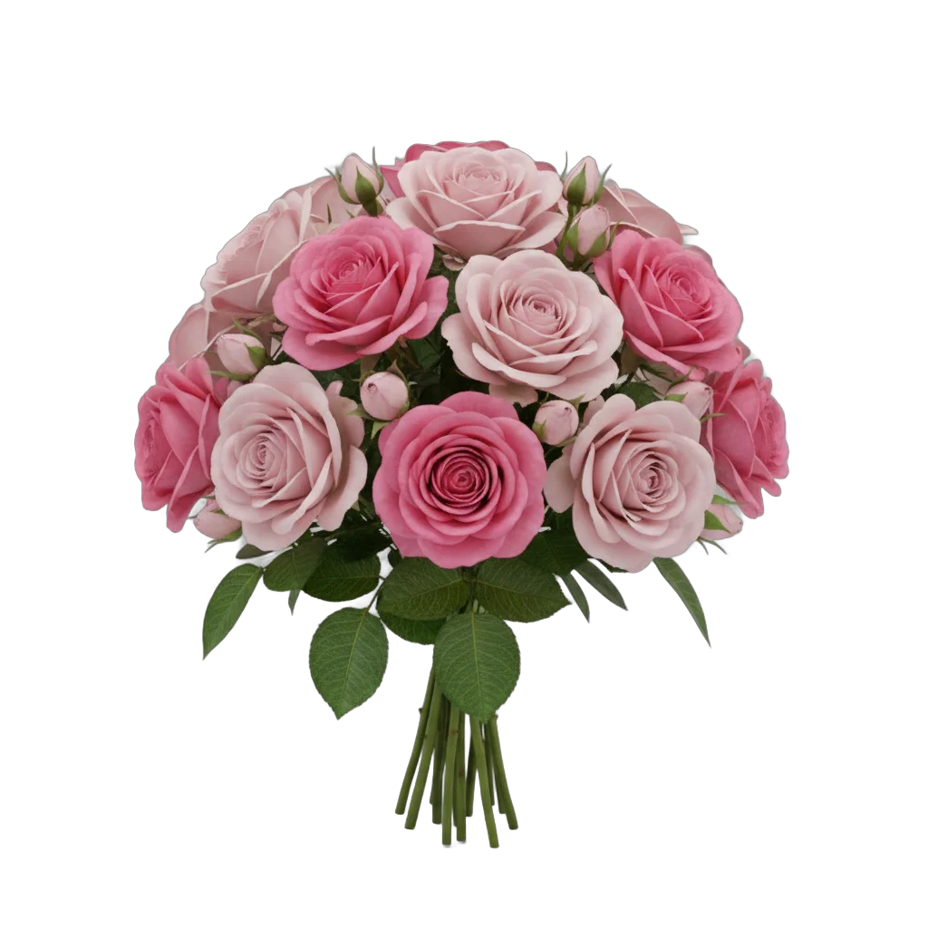 Pink Roses Bouquet