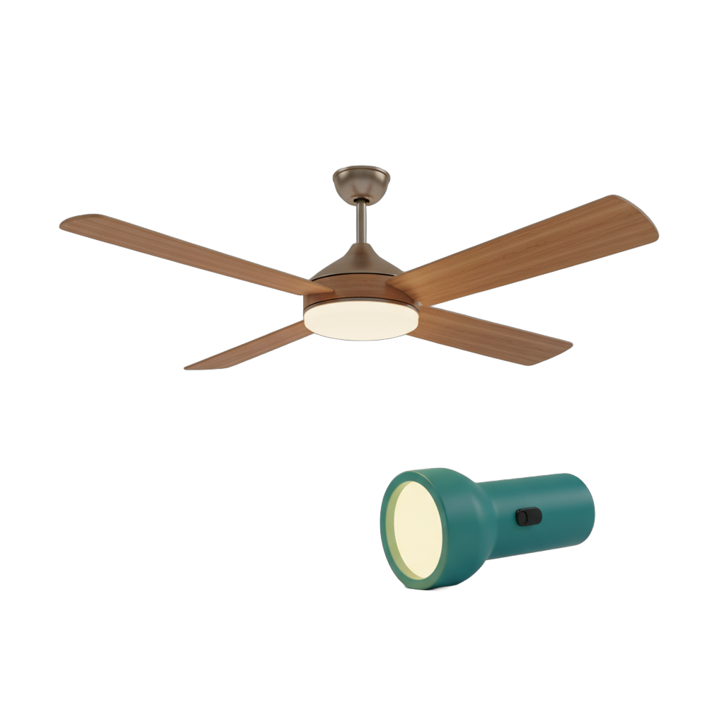 Modern Fan and Cartoon Flashlight Bundle