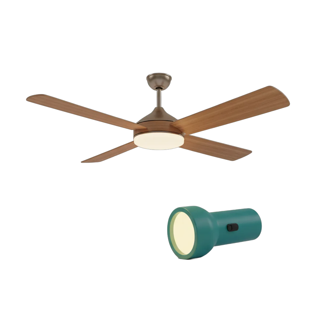 Modern Fan and Cartoon Flashlight Bundle