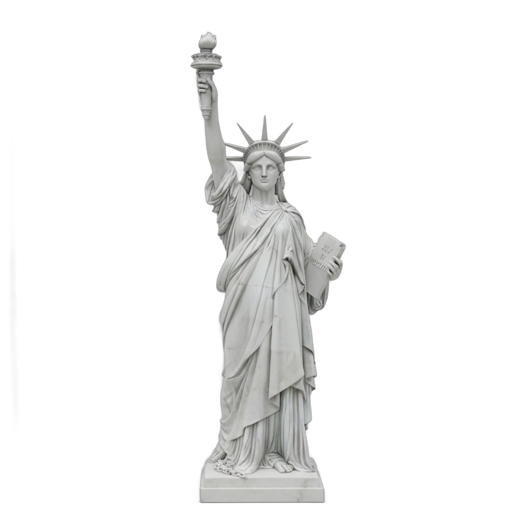 Classical Liberty Statue Sculpture