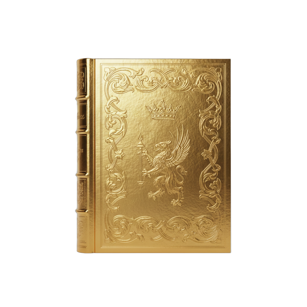 Golden Foil Hardcover Book