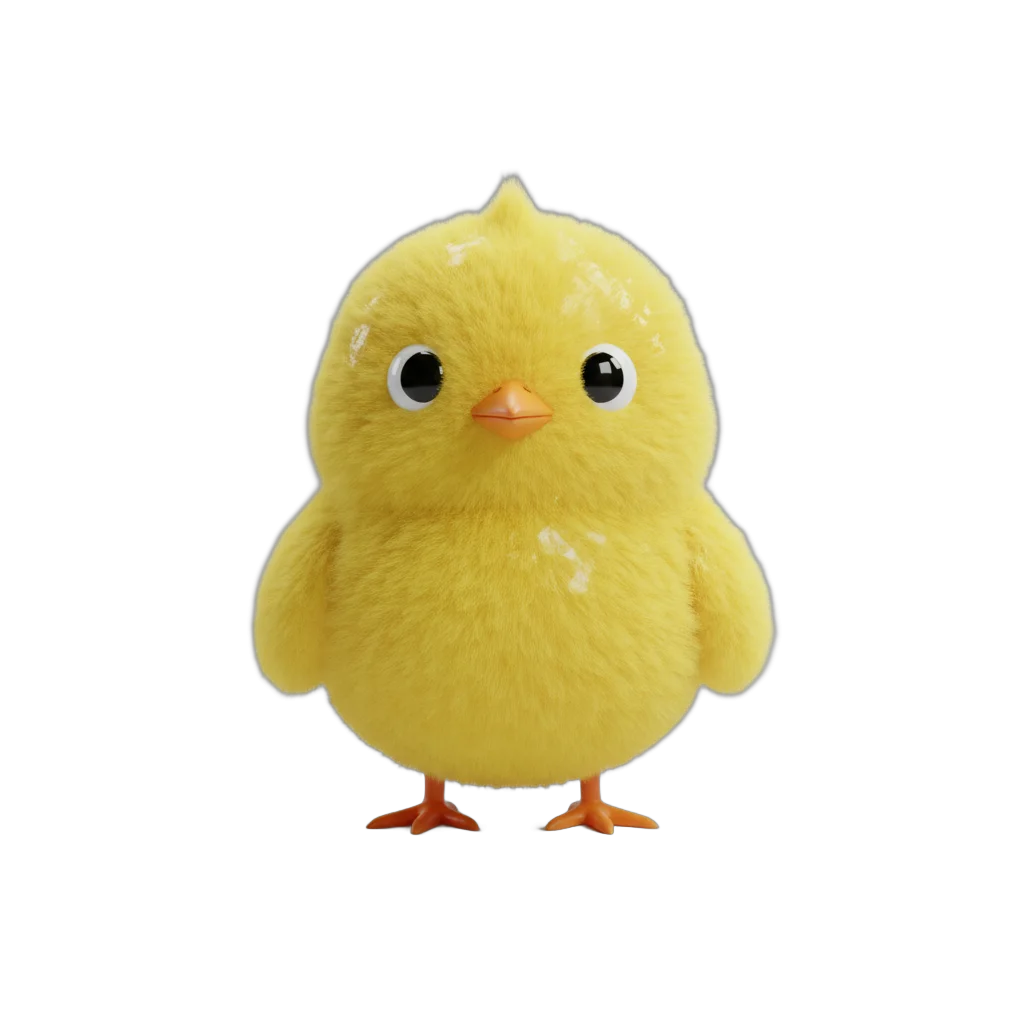 Cartoon Yellow Chick