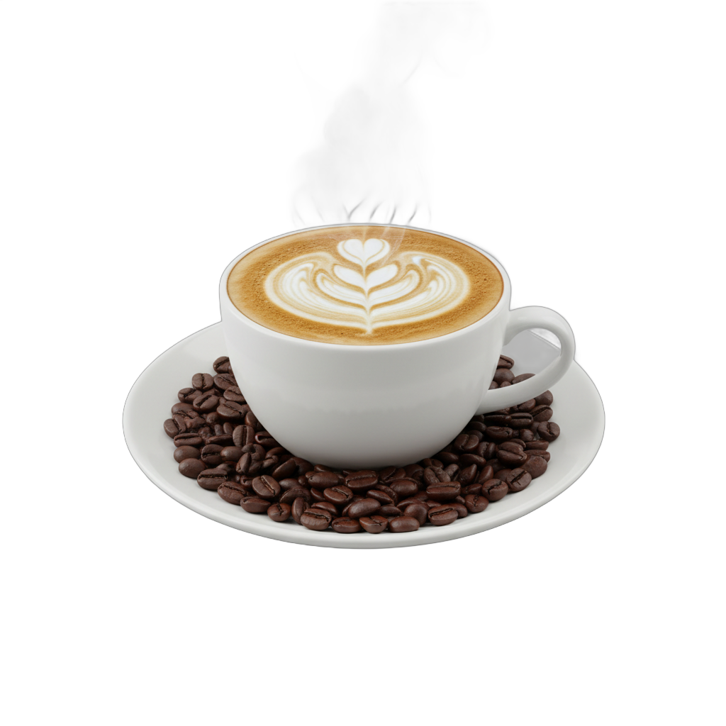 Cappuccino Cup with Latte Art