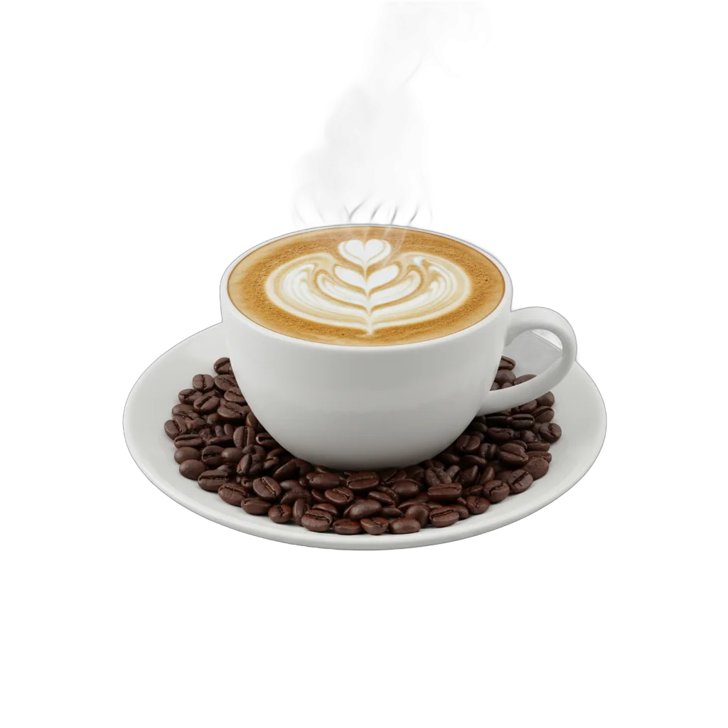 Cappuccino Cup with Latte Art