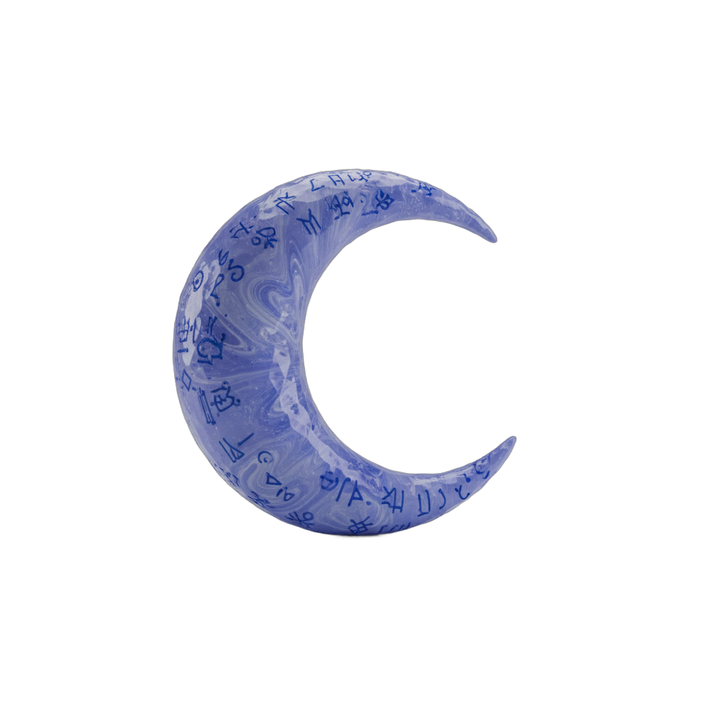 Glossy Crescent Moon
