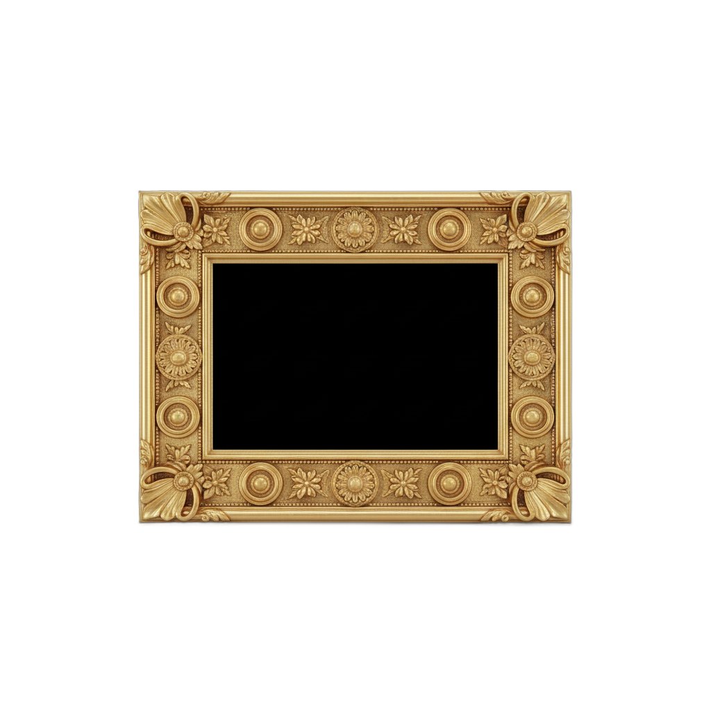 Golden Ornate Picture Frame