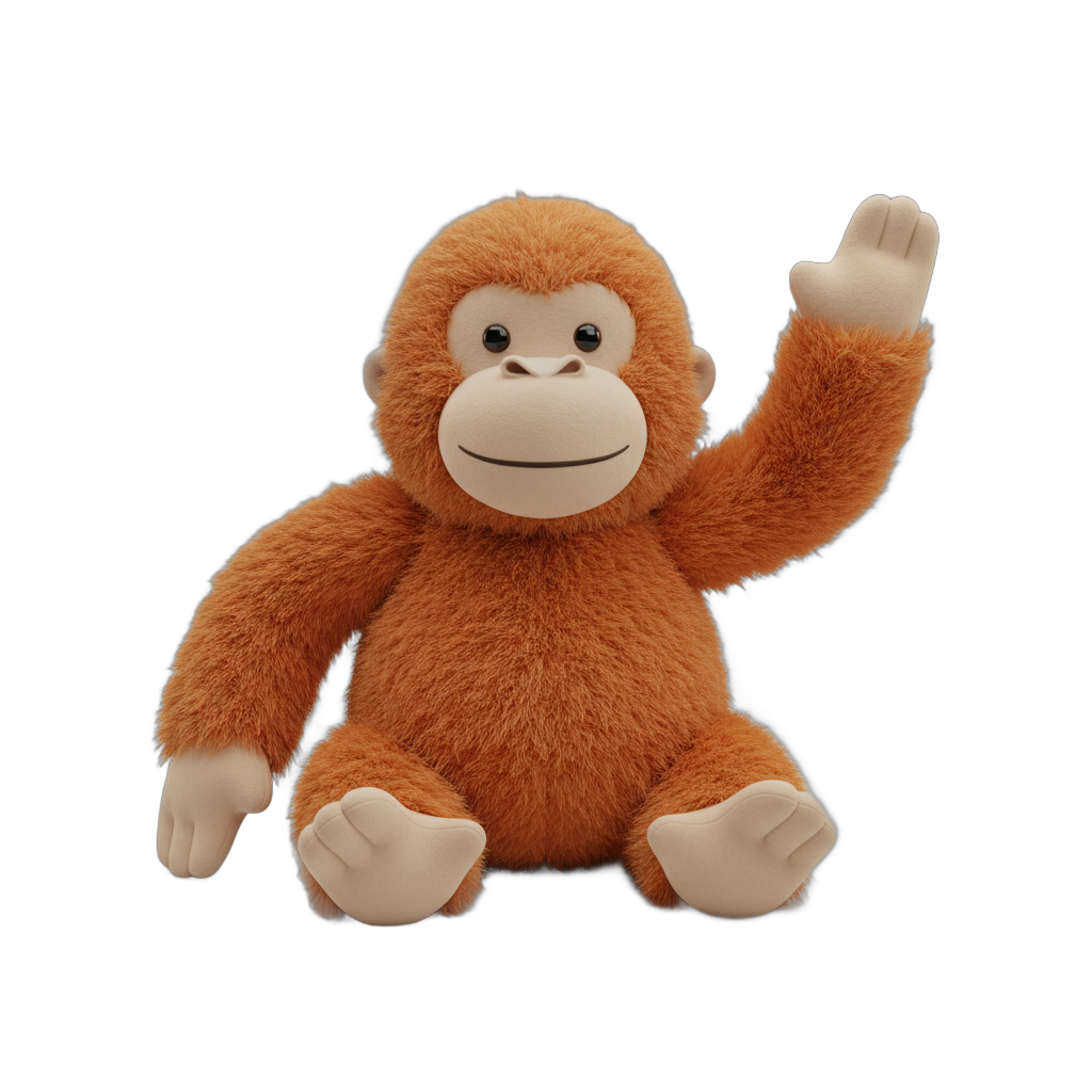 Plush Orangutan Toy