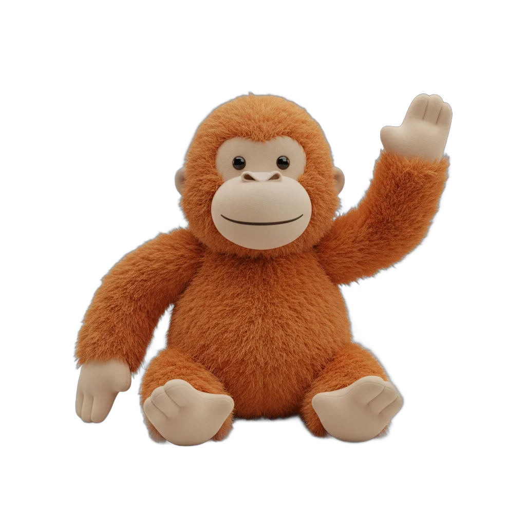 Plush Orangutan Toy