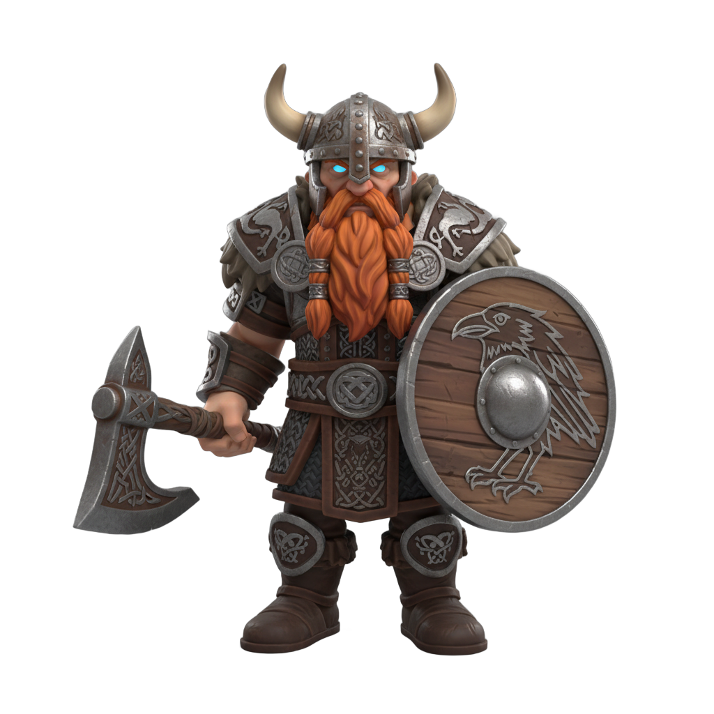 Stylized Viking Warrior