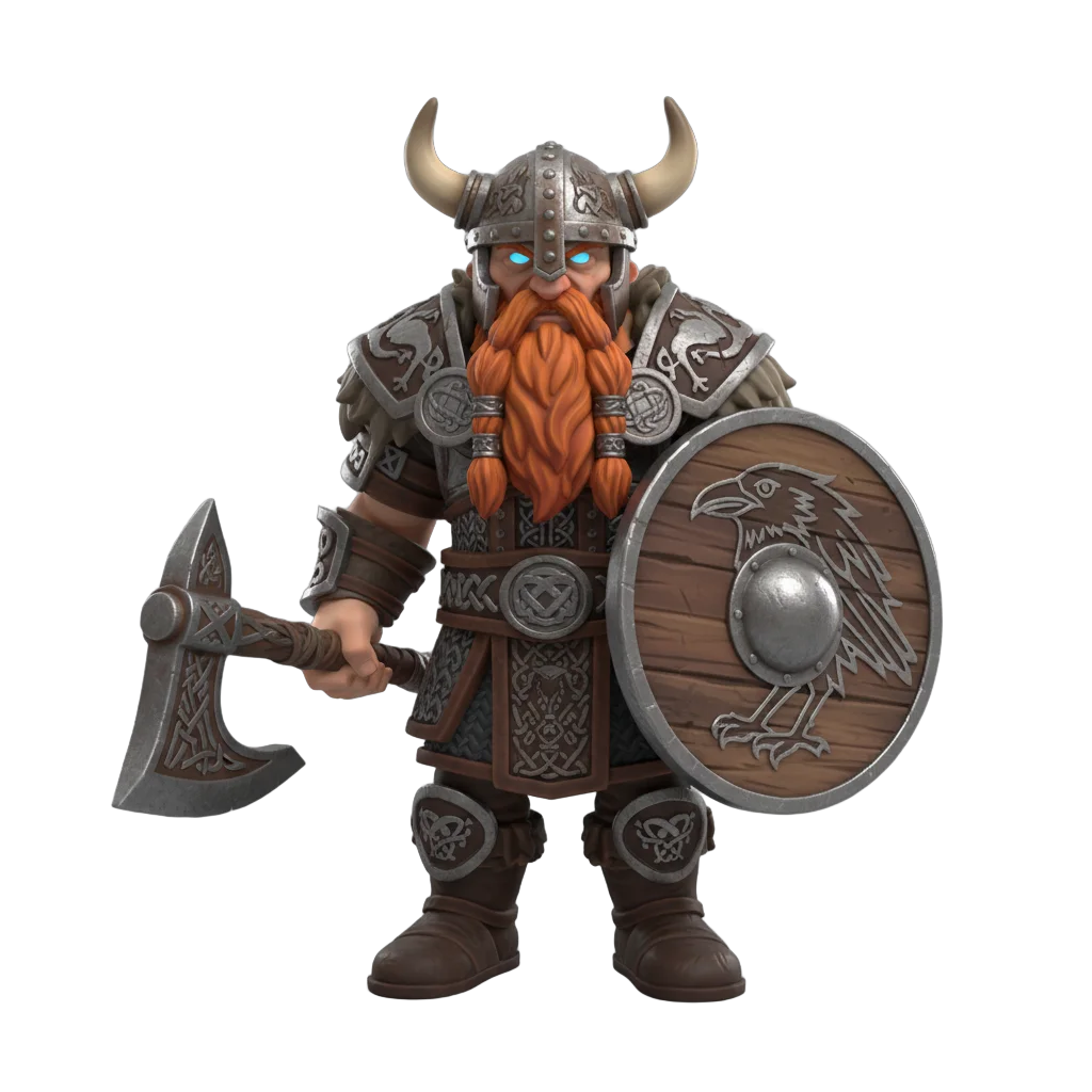 Stylized Viking Warrior