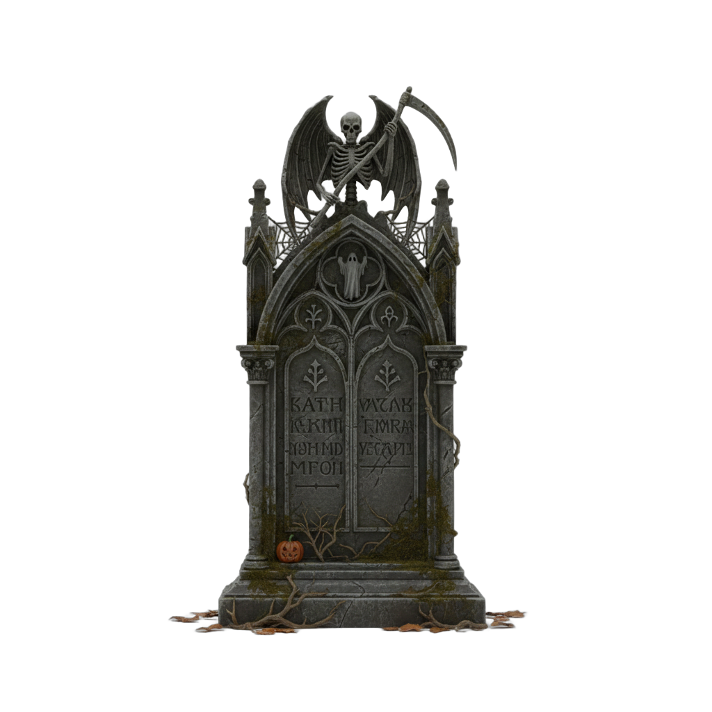 Ornate Gothic Gravestone