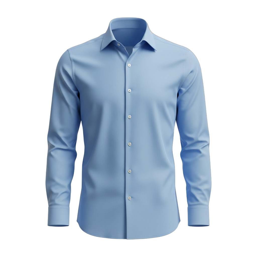 Men's Sky Blue Dress Shirt