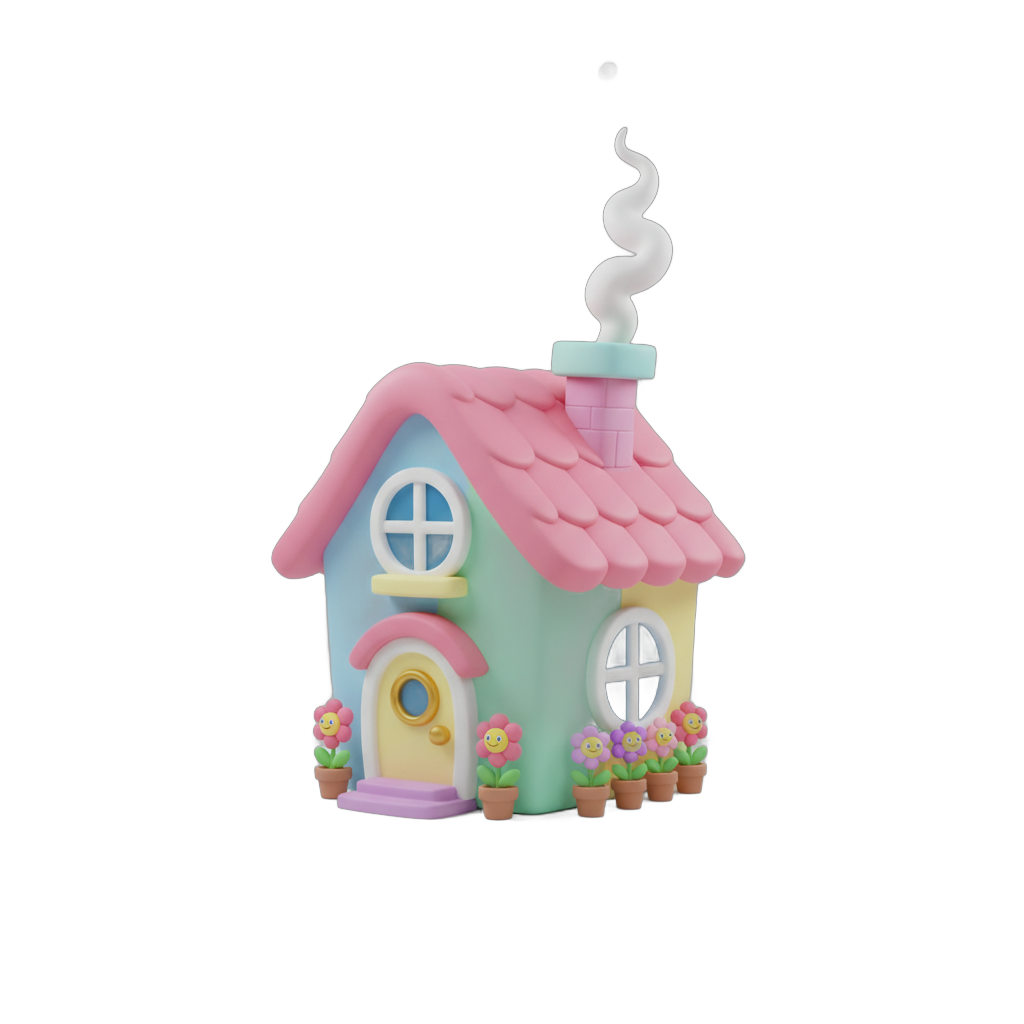 Whimsical Cartoon House