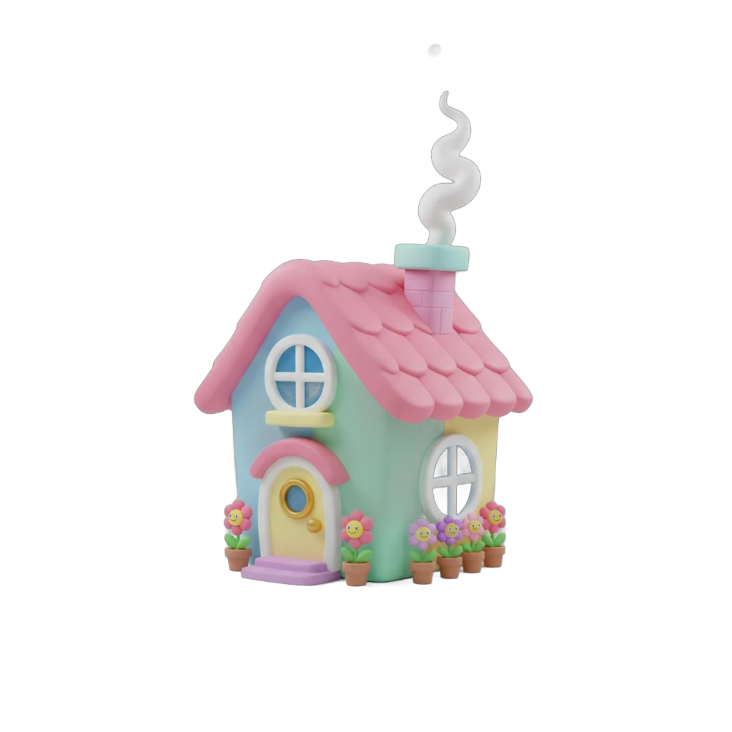 Whimsical Cartoon House