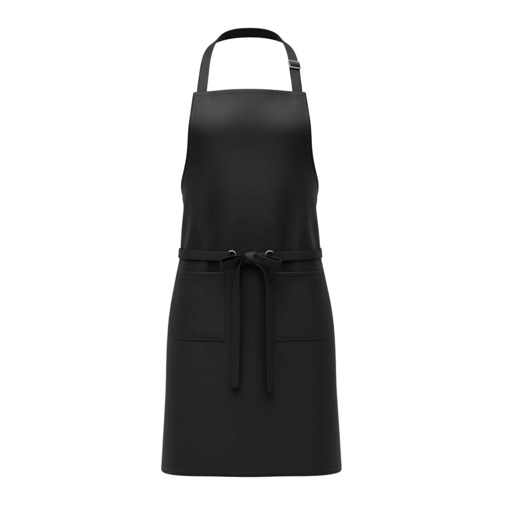 Minimalist Black Cooking Apron
