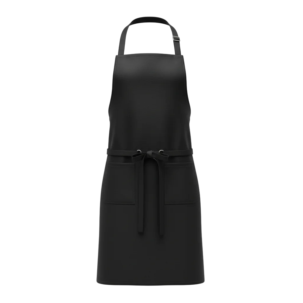 Minimalist Black Cooking Apron