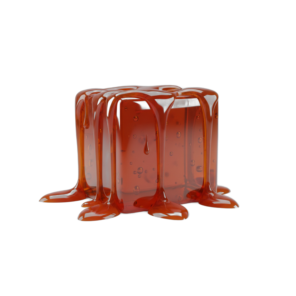 Glossy Caramel Cube