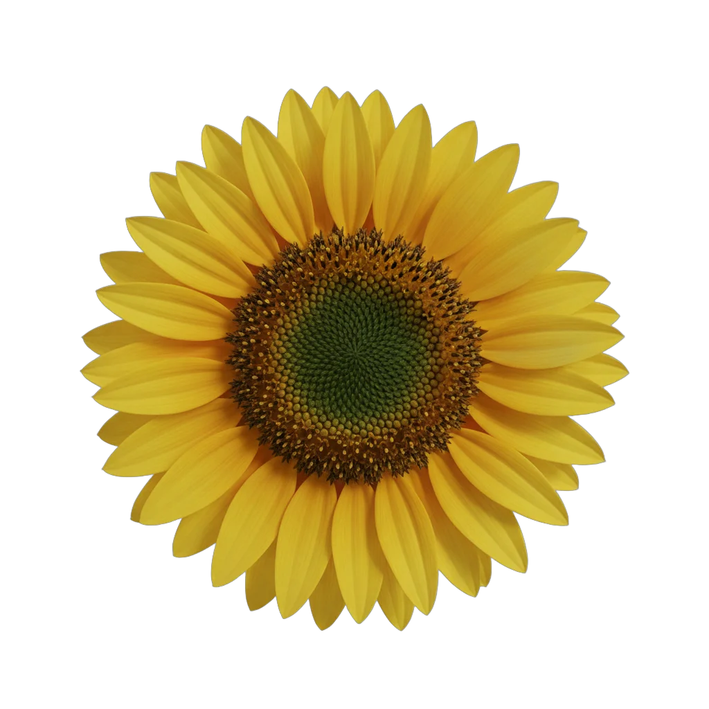 Sunflower with Yellow Petals