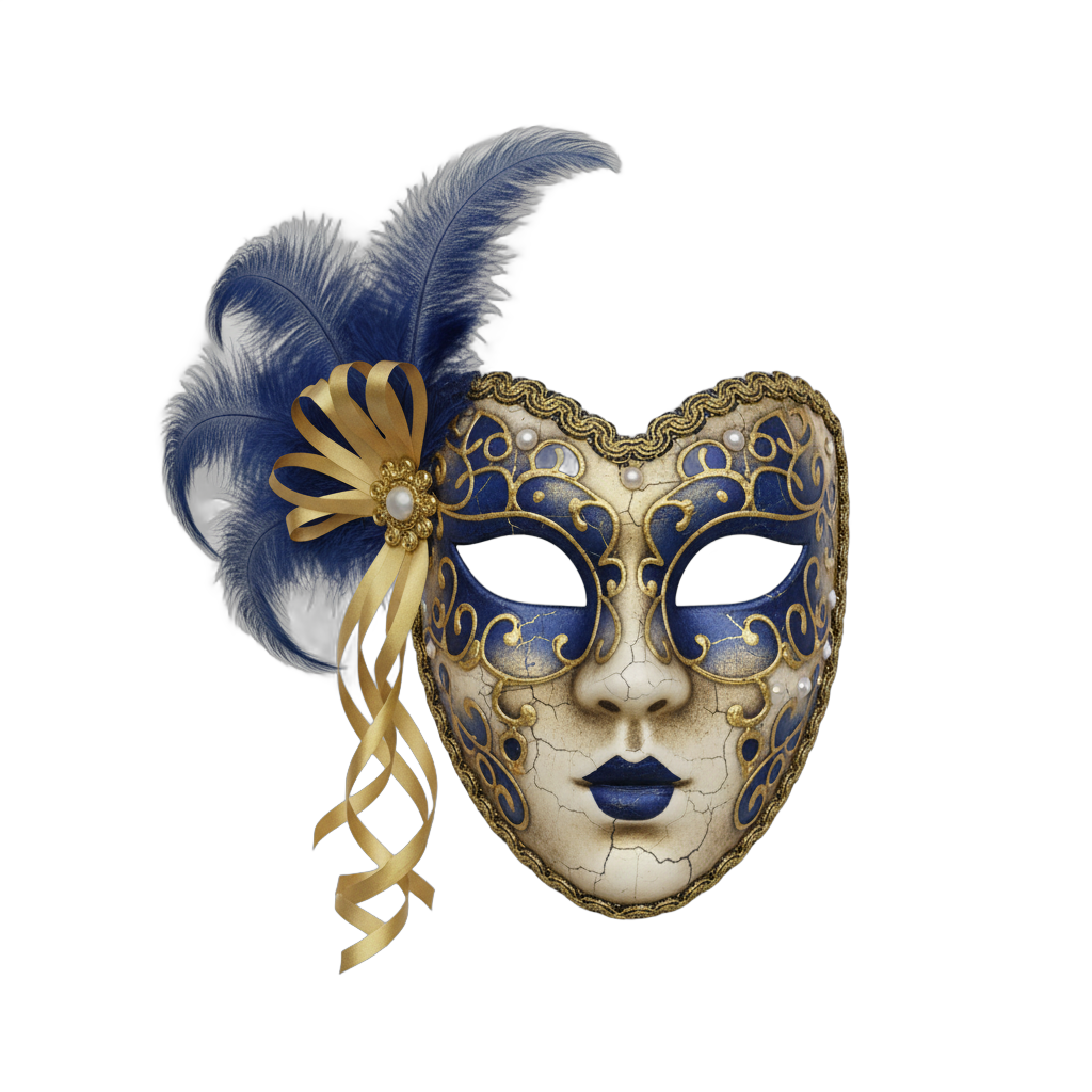 Ornate Venetian Masquerade Mask