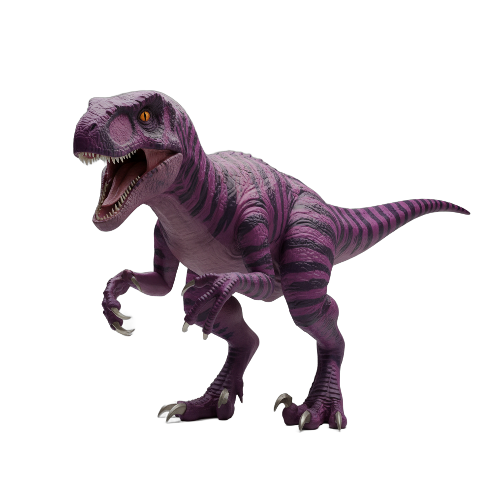 Striped Purple Raptor