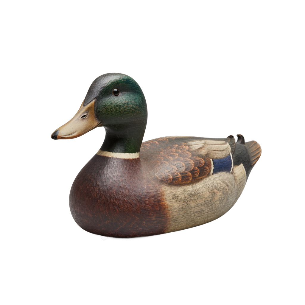 Wooden Mallard Duck Decoy