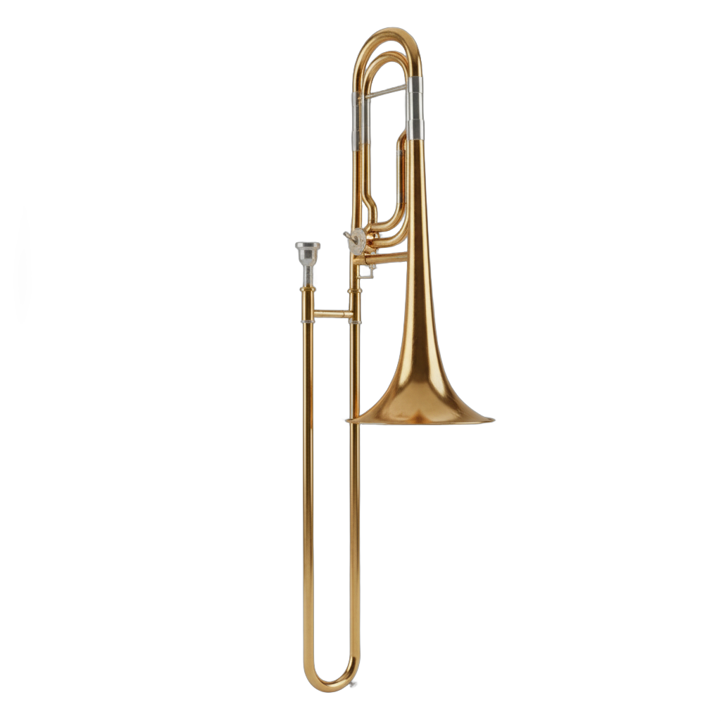 Polished Brass Trombone