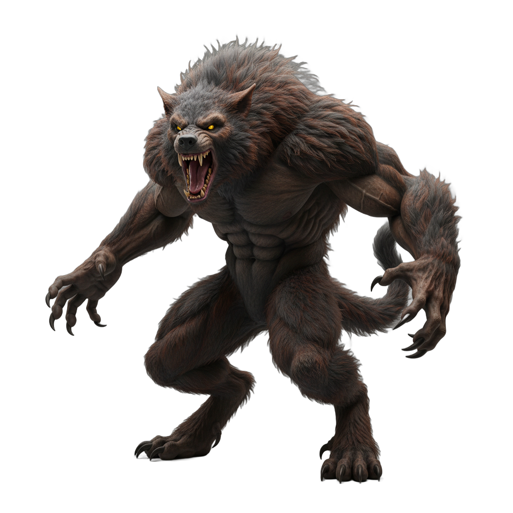 Aggressive Fantasy Werewolf