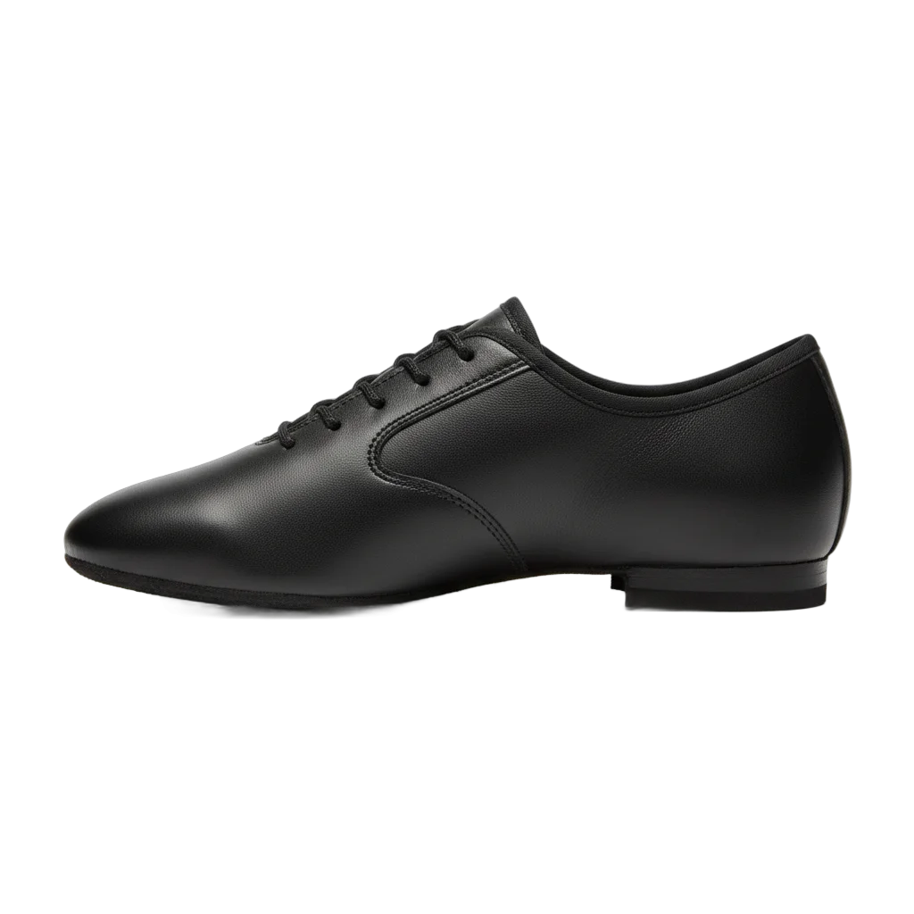 Black Leather Jazz Dance Shoe
