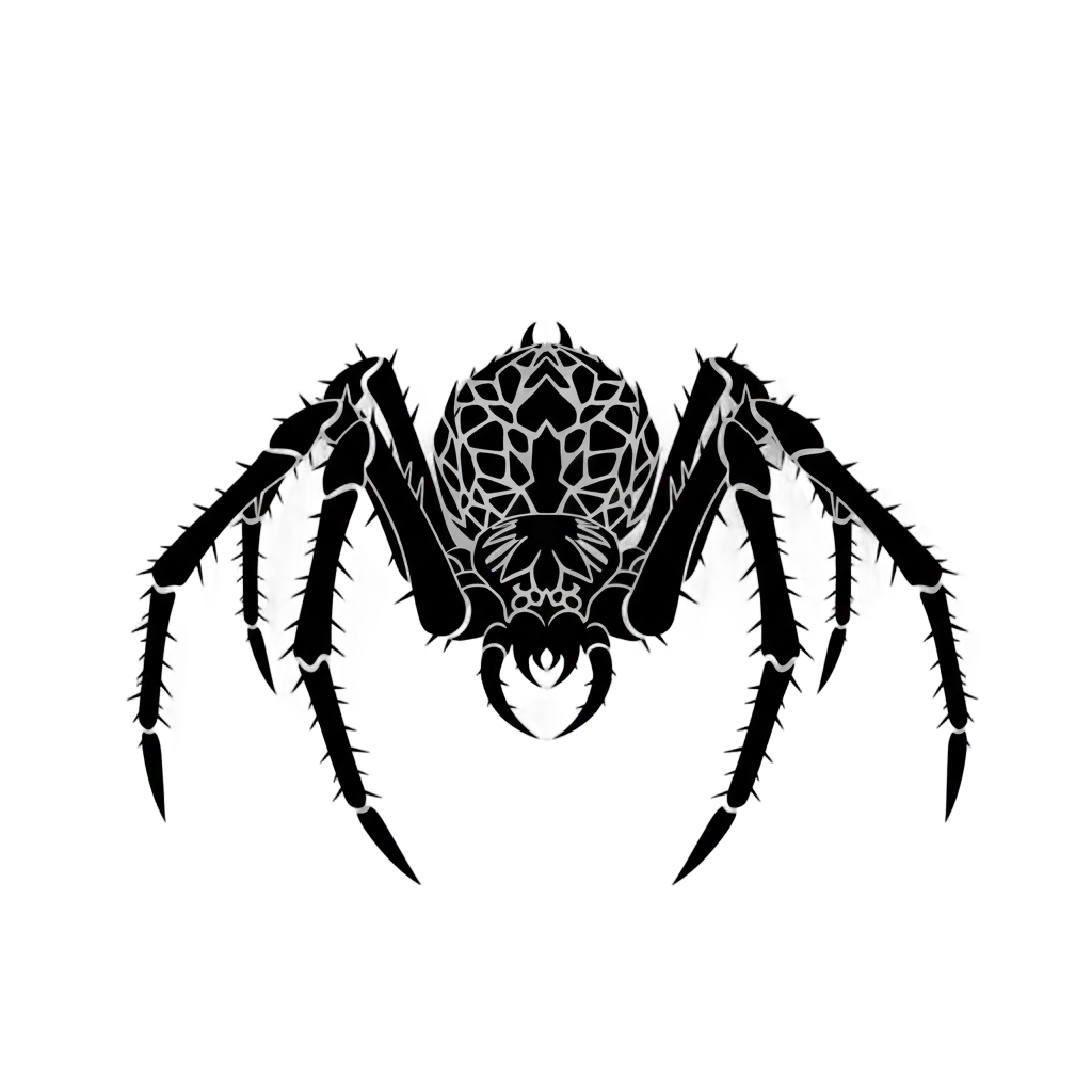 Silhouette Spider Model