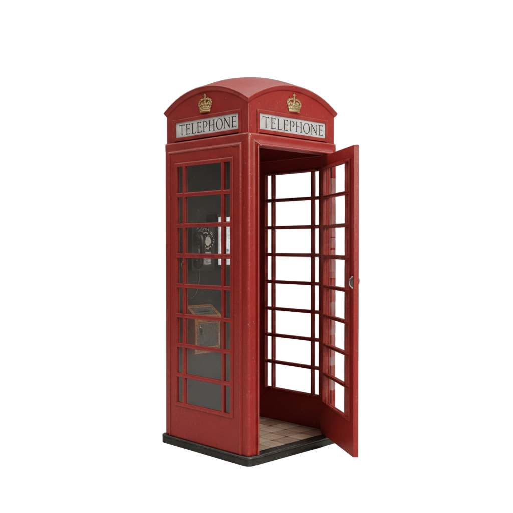Classic British Red Telephone Booth