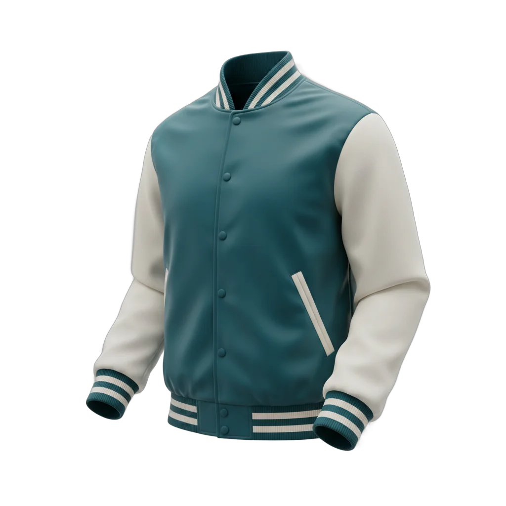 Two-Tone Varsity Jacket