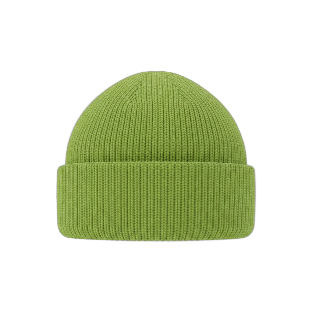 Lime Green Knit Beanie