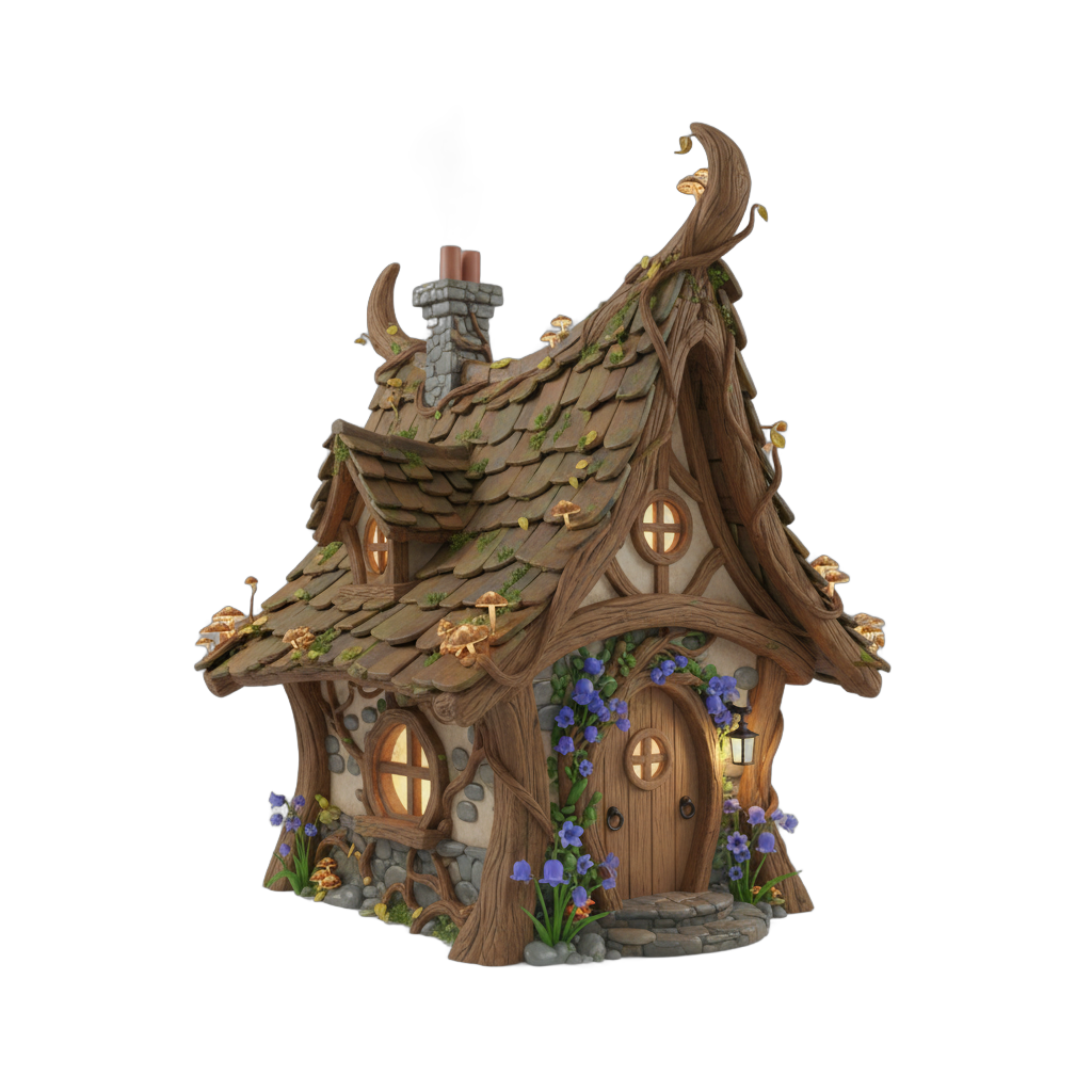Whimsical Storybook Cottage