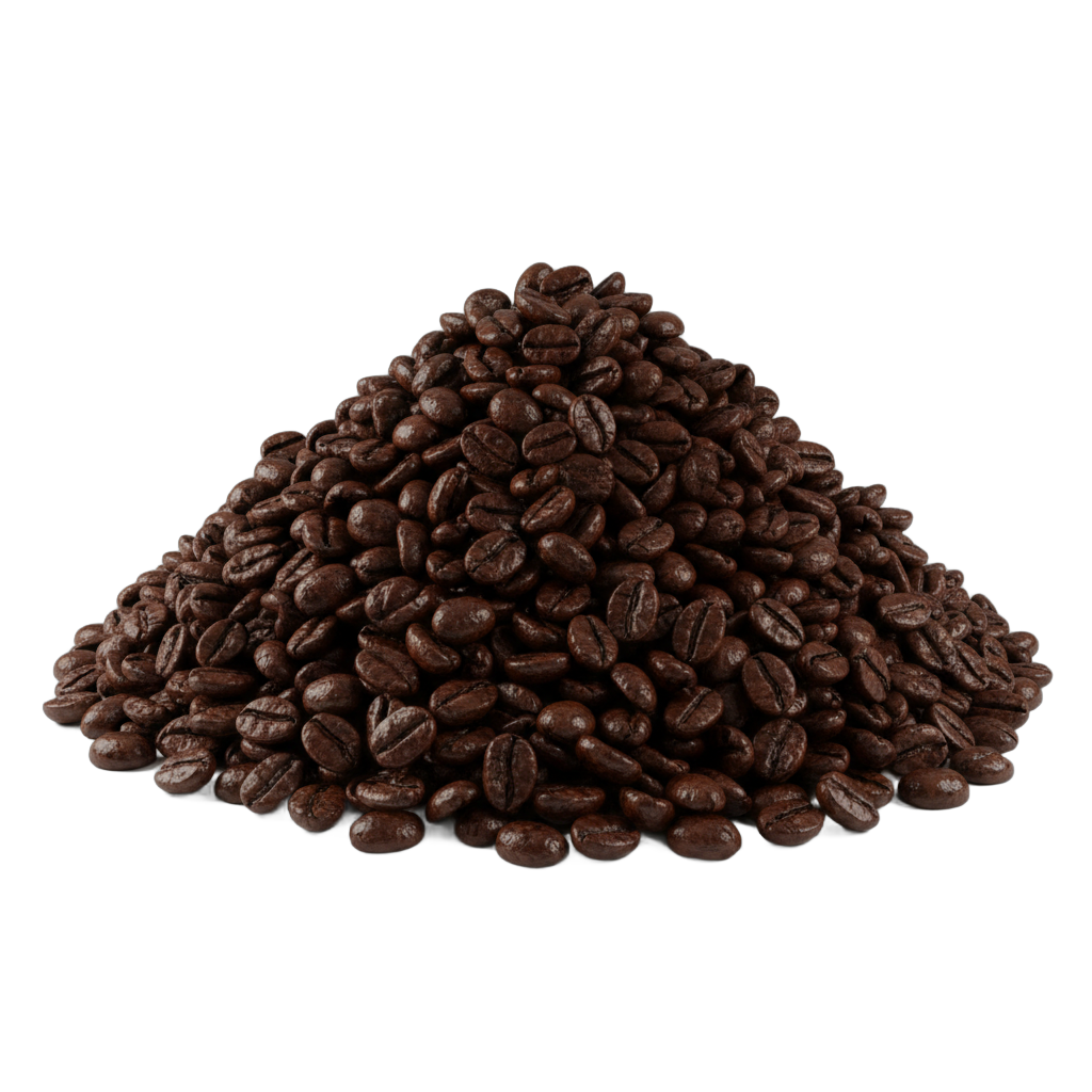 Pile of Roasted Coffee Beans