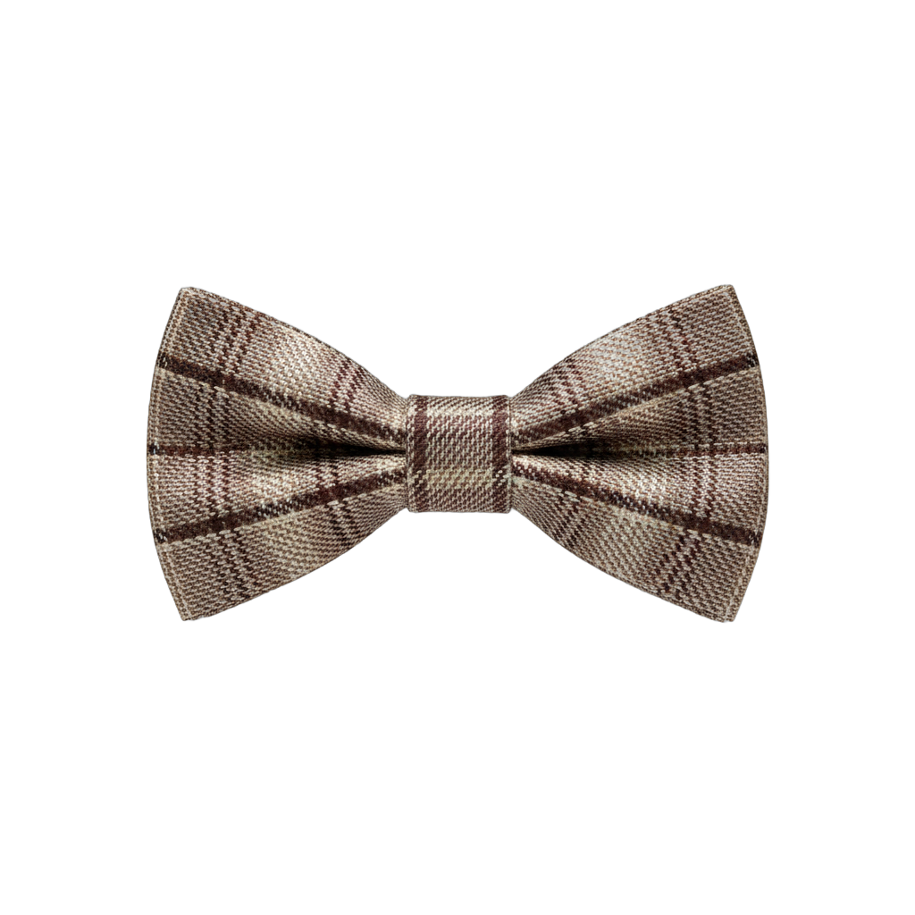 Checkered Silk Bow Tie
