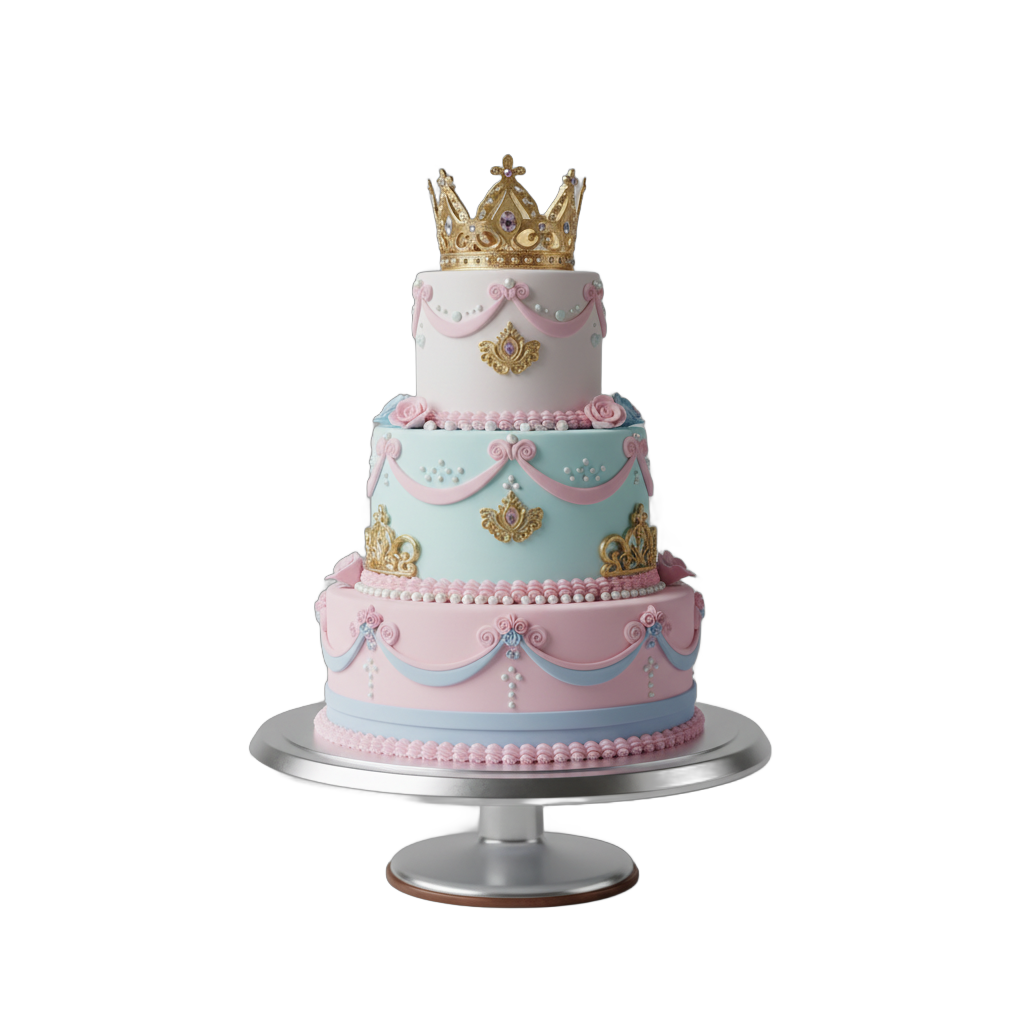 Royal Tiered Birthday Cake