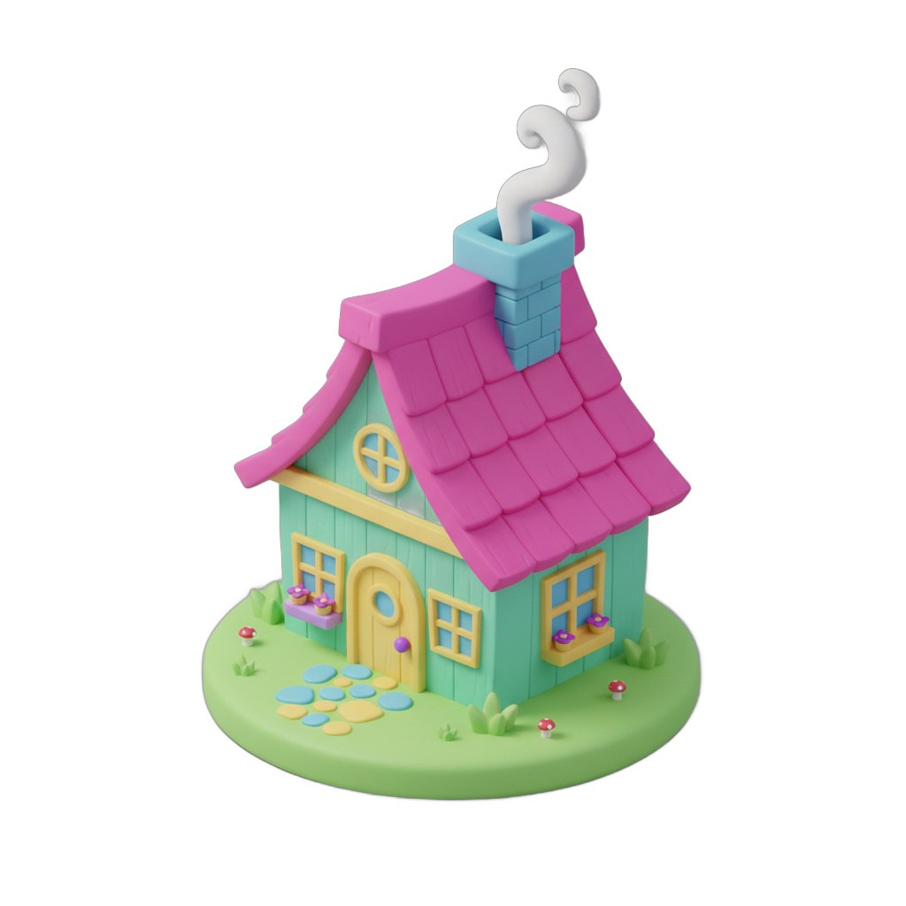 Isometric Cartoon House