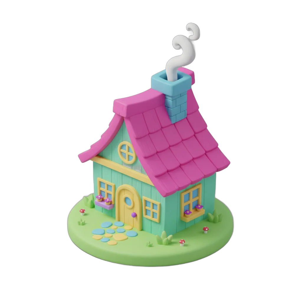 Isometric Cartoon House